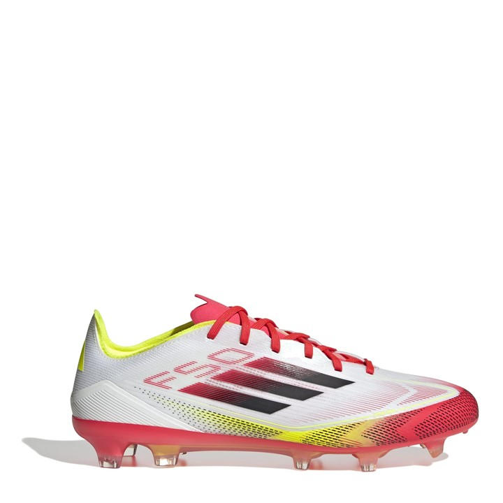Adidas Men's White F50 Pro Firm Ground Football Boots Size 9