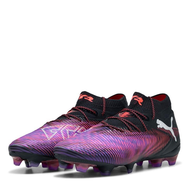 Puma Men's Black Future 8 Ultimate Adults Firm Ground Football Boots Size 9.5
