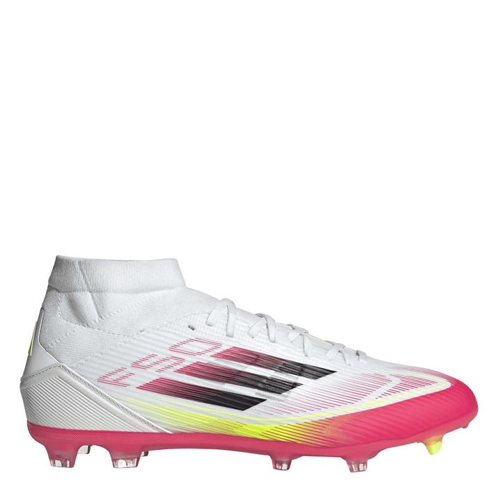 Adidas Men's White F50 League Firm Ground Football Boots Size 8.5