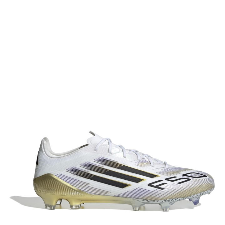 Adidas Men's White F50 Elite Adults Firm Ground Football Boots Size 9