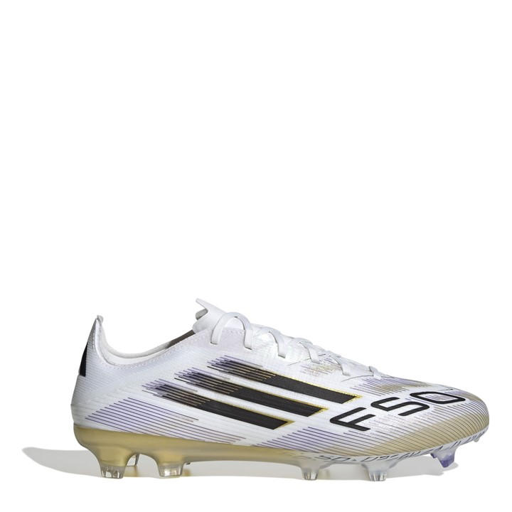 Adidas Men's White F50 Pro Adults Firm Ground Football Boots Size 9.5