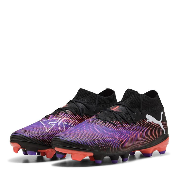 Puma Men's Black Future 8 Pro Artificial Ground Football Boots Size 8.5