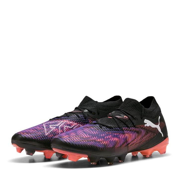 Puma Men's Black Future Match Firm Ground Football Boots Size 8