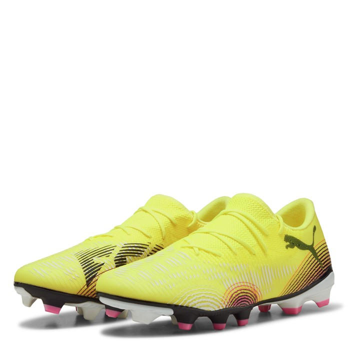 Puma Men's Yellow Future Match Artificial Ground Football Boots Size 8
