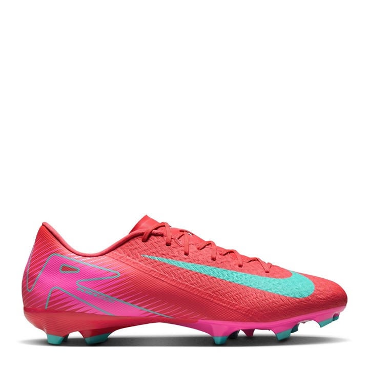 Nike Men's Red Zoom Mercurial Vapor 16 Academy Firm Ground Football Boots Size 8