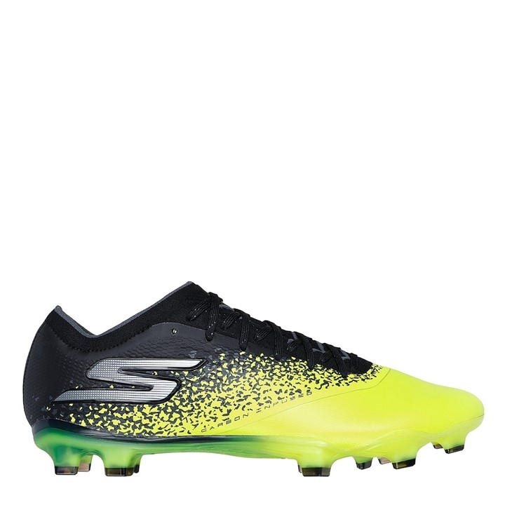Skechers Men's Yellow Razor Elite Firm Ground Football Boots Size 6