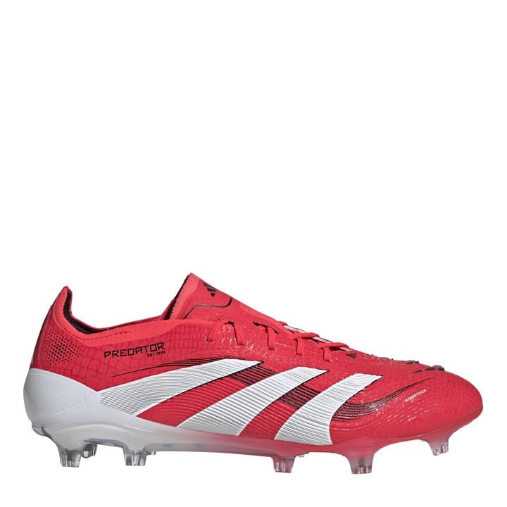 Adidas Men's Red Predator Elite Firm Ground Football Boots Size 9.5