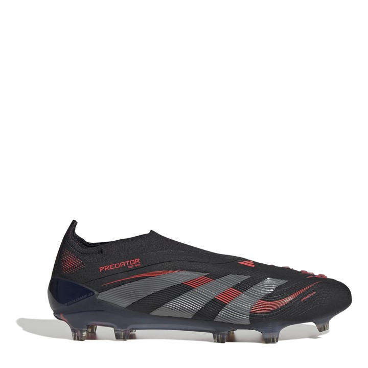 Adidas Men's Black Predator Elite Laceless Firm Ground Football Boots Size 7