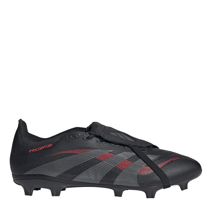 Adidas Men's Black Predator League Fold-Over Tongue Firm Ground Football Boots Size 11.5