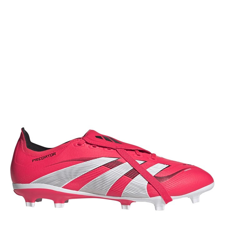Adidas Men's Red Predator League Fold-Over Tongue Firm Ground Football Boots Size 11.5