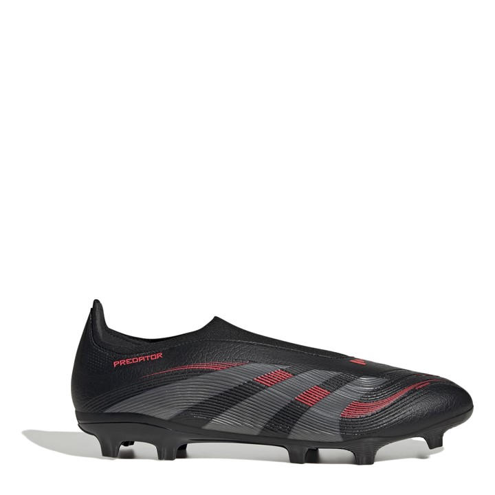 Adidas Men's Black Predator League Laceless Firm Ground Football Boots Size 11
