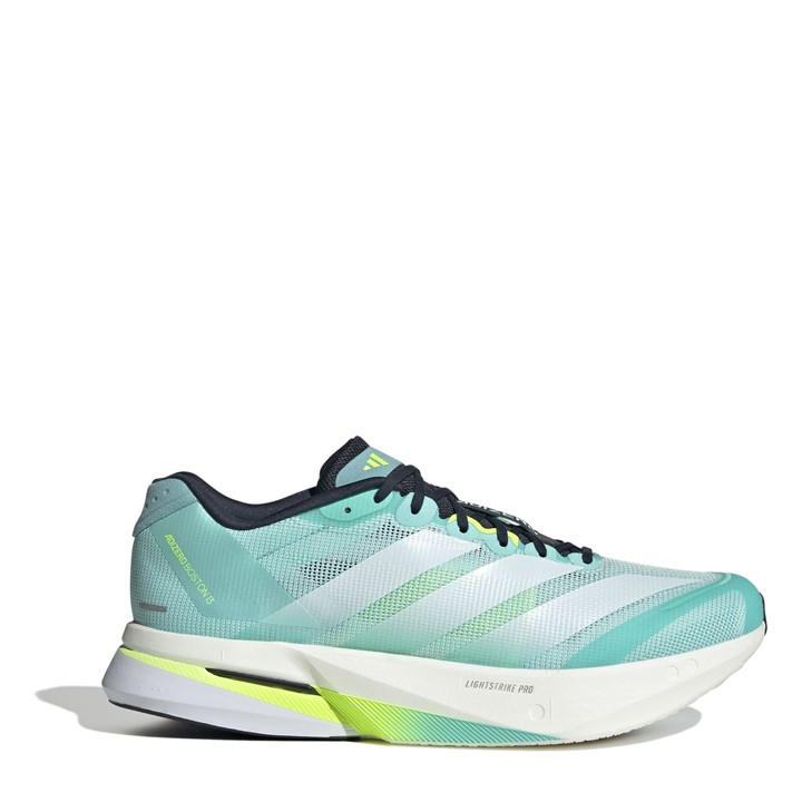 Adidas Men's Green Adizero Boston 13 Road Running Shoes Size 11