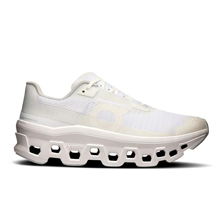 On Cloudmster Void Waterproof Running Shoes In White