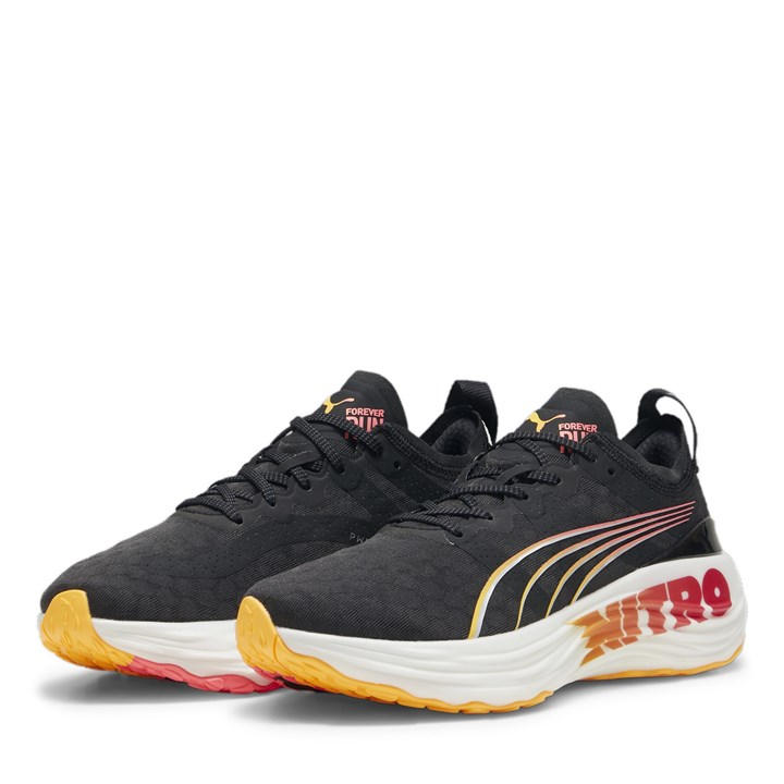 Puma Foreverrun Nitro Womens Running Shoes In Black