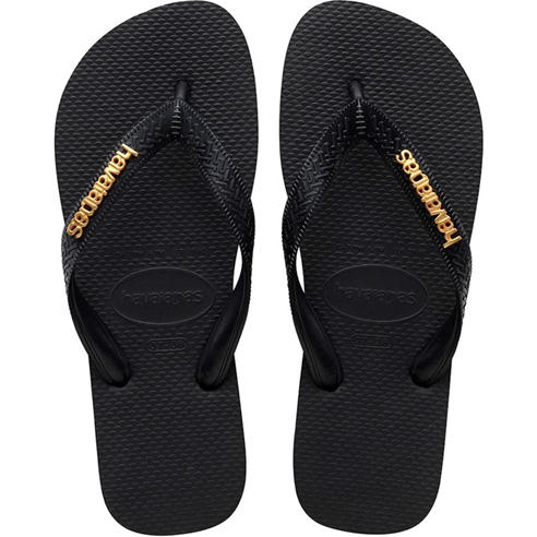 Havaianas - Logo Metallic Flip Flops
