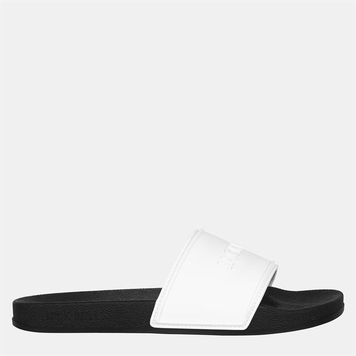 Jack Wills White Logo Sliders - Size 5