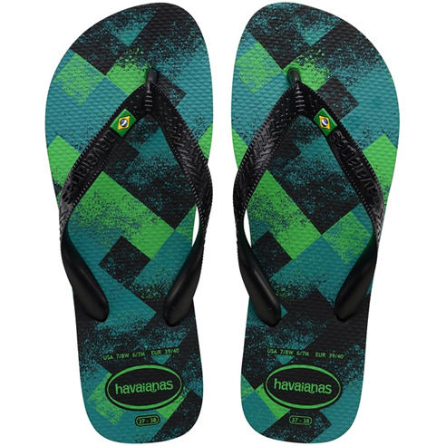 Havaianas - Men's Brasil Fresh Black Flip Flops
