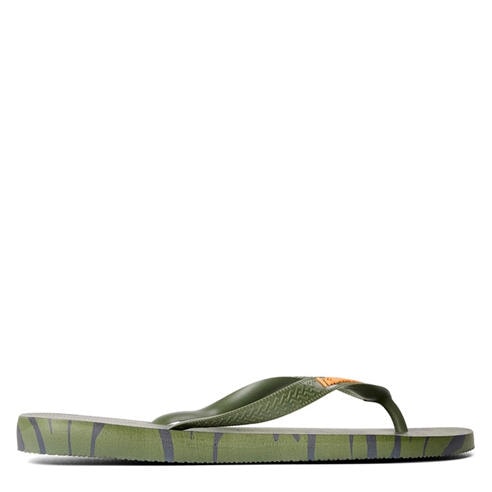 Havaianas - Men's Camouflage Green Flip Flops