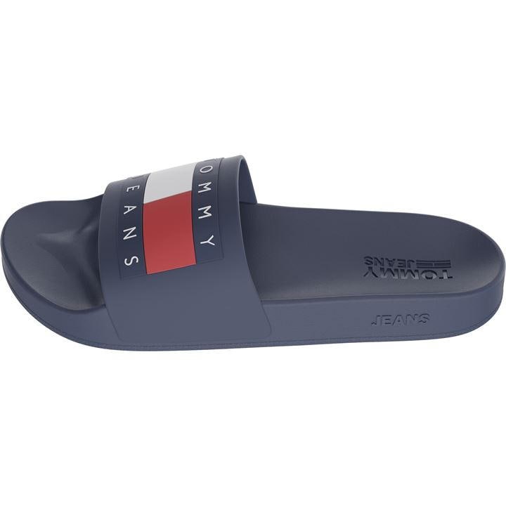 Tommy Jeans Flag Slider In White