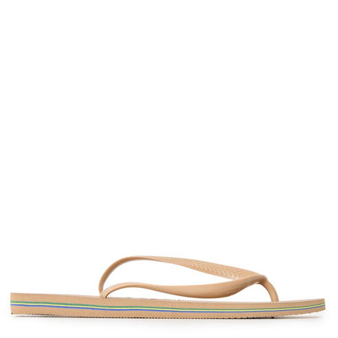 Havaianas - Men's Brasil Logo Rose Gold Flip Flops