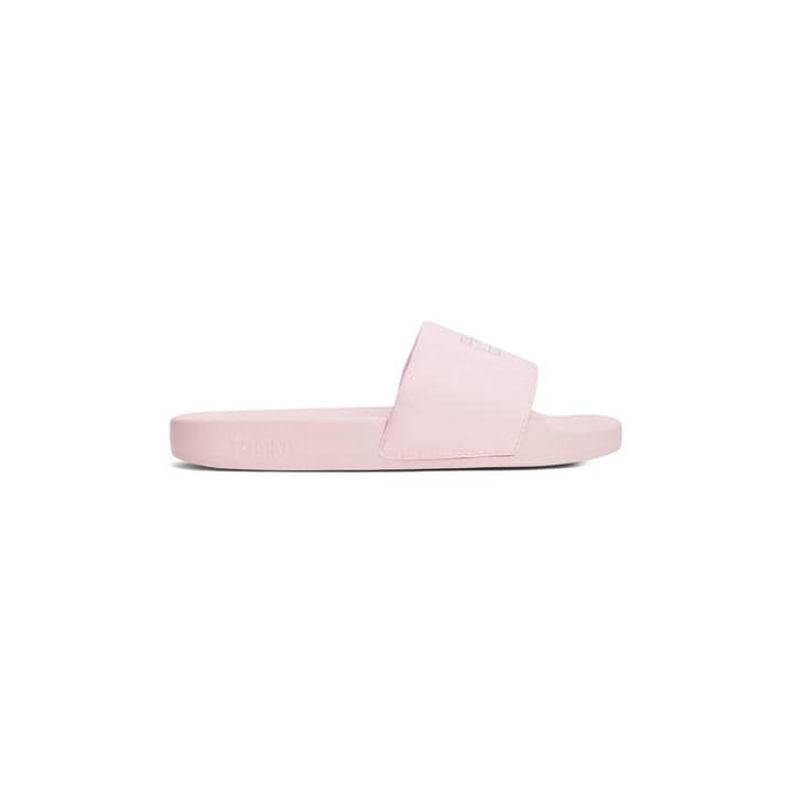 Tommy Jeans Women's Pink Bubble Slider Size 5