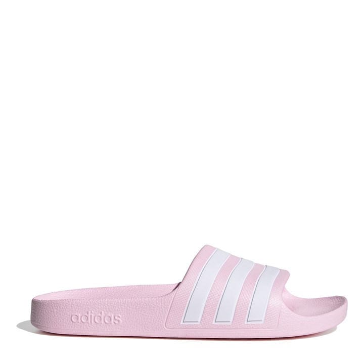 Adidas Boys Pink Adilette Aqua Slides Junior Size 4