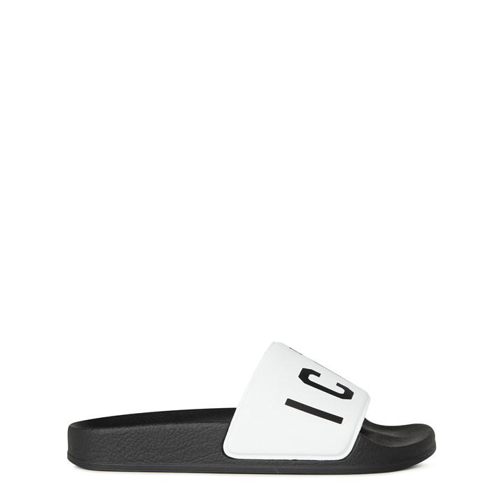 Dsquared2 Boys White Icon Sliders Size 5