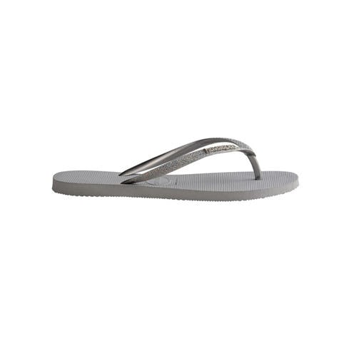 Havaianas - Women's Slim Glitter Ice Grey Flip Flops