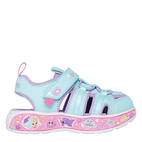 Skechers - Close Toe Sandal W Bungee & Strap Flat Sandals Girls