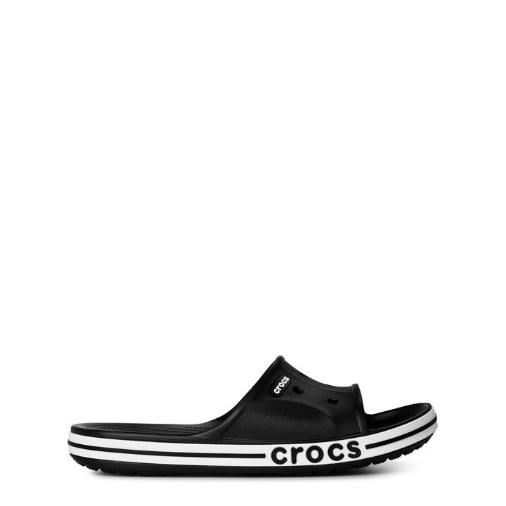 Black/White - Crocs - Bayaband Slide Mens