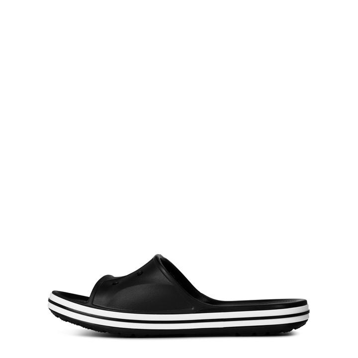 Black/White - Crocs - Bayaband Slide Mens