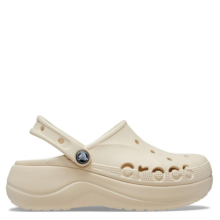 Crocs Women's Cream Baya Platform Clog Size 9