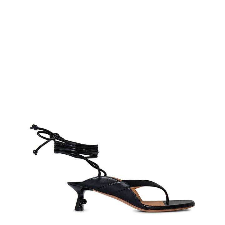 Off-white Ff Sandals In Black