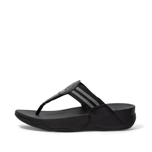 FitFlop - Women's Walkstar Webbing Wide Fit Flatform Sandal