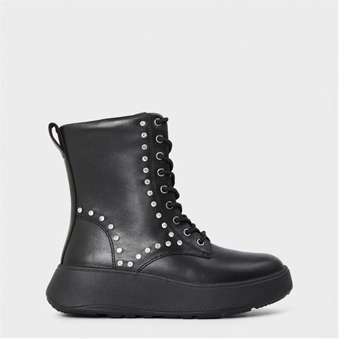 Fitflop - Women's Gem Trim Biker Boots