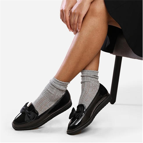 Wheres That From - Wheres Slip On Loafer With Bow Detail