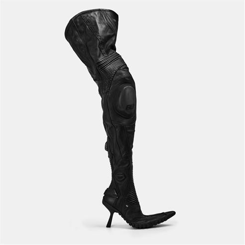 BALENCIAGA - Biker Over-The-Knee Boots