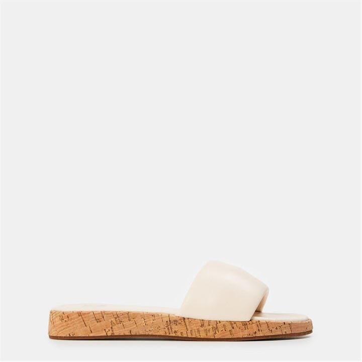WHERE'S THAT FROM PU JULIA FLATFORM SLIDERS SANDAL LADI