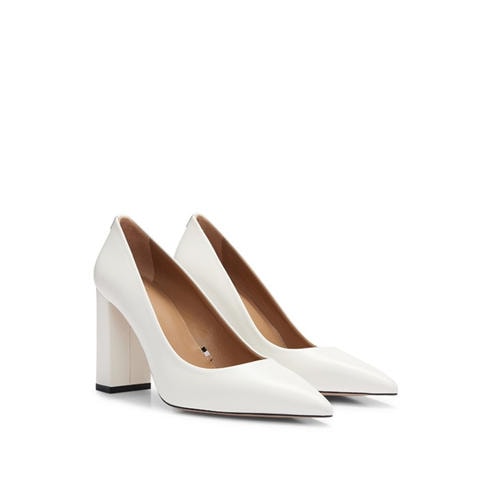 Boss - Women's Janet Block Heel Court Shoes