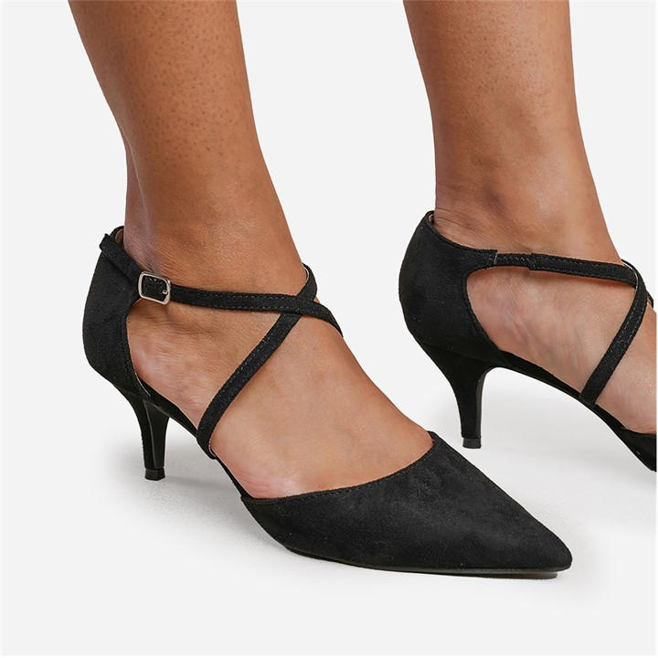Wheres That From Women's Black Kennedi Heel Size 4