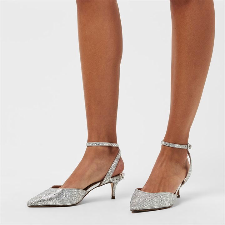 Silver - Steve Madden - Kittie Heels
