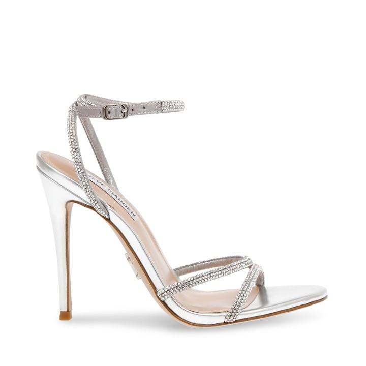 Steve Madden Bryanna Heels In Silver