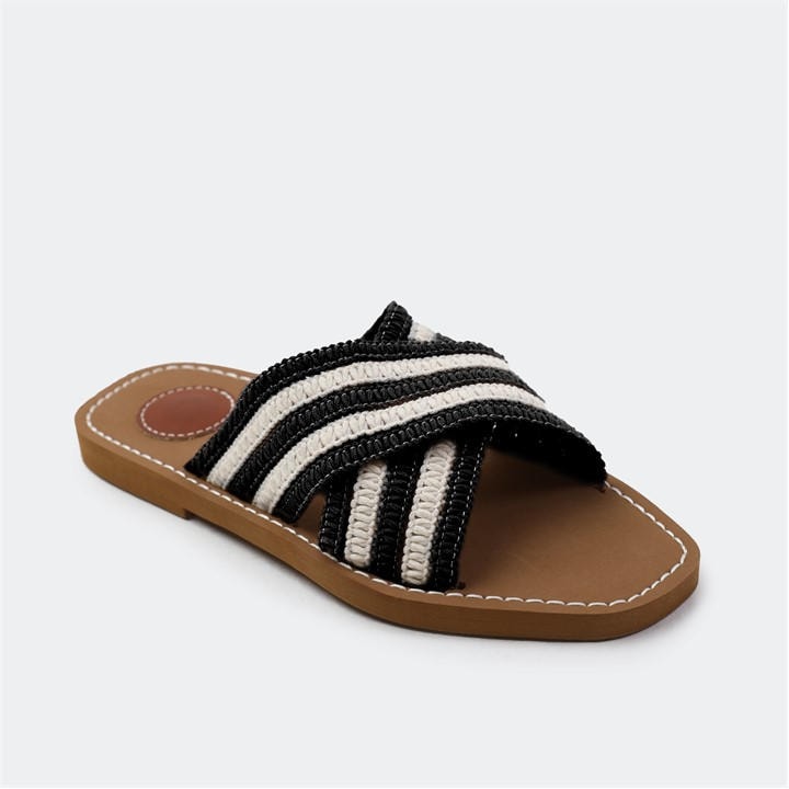 Where's That From 's Woven Sandal In Black