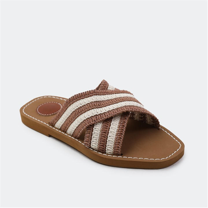 Where's That From 's Woven Sandal In Brown