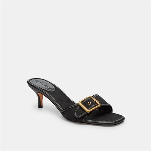 COACH - Womens Margot Kitten Heeled Mules