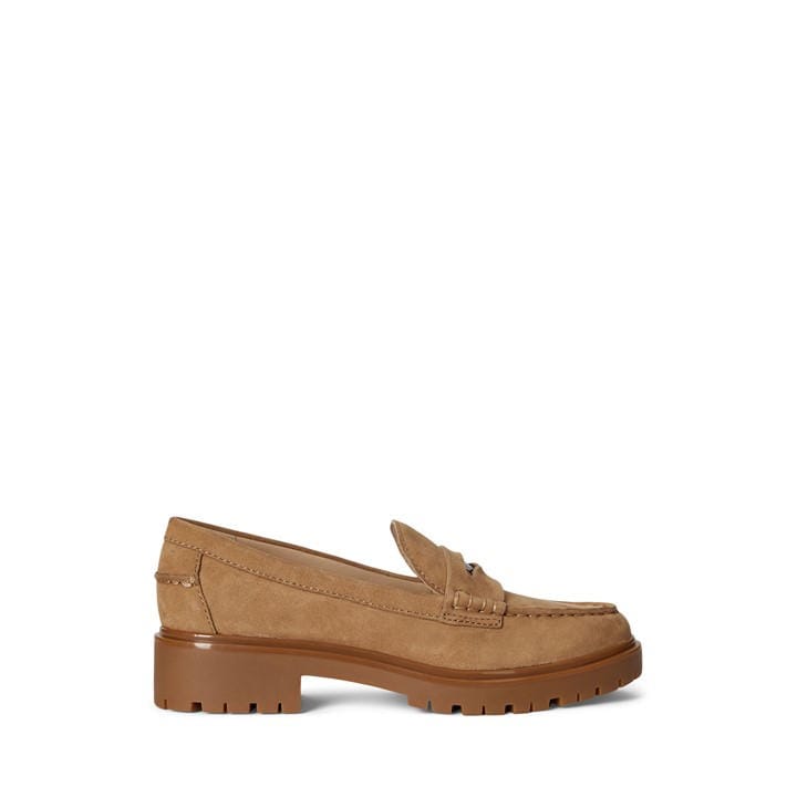 Lauren By Ralph Lauren Women's Beige Lrl Marli Loafer Size 7