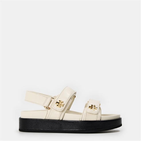 TORY BURCH - Women's Kira Leather Flat Sandals