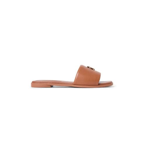 TOMMY HILFIGER - Th Logo Hardware Leather Mule