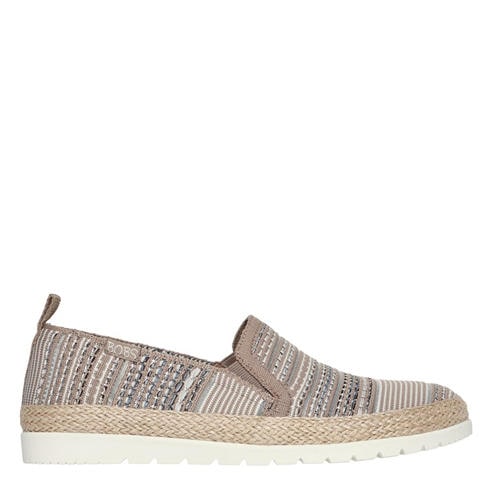 Skechers - Women's Engineered Woven Twin Gore Slip On Espadrilles