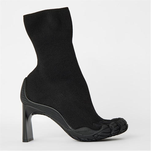 BALENCIAGA - Women's Structured Designer Ankle Heeled Boots